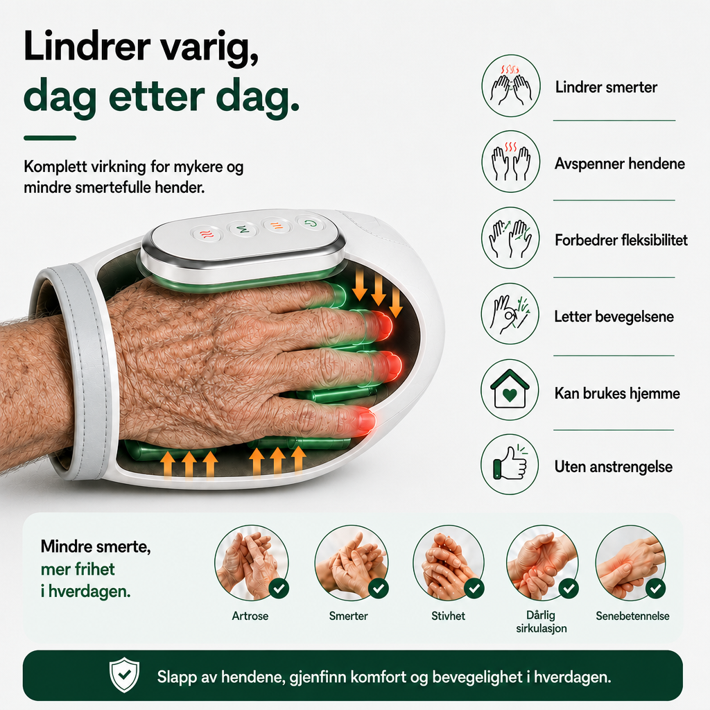 Solinera™ Massagehandschuh – Wärme, Kompression & Massage für die Hände