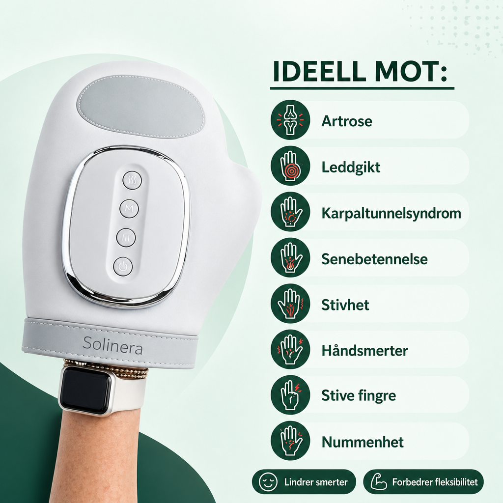 Solinera™ Massagehandschuh – Wärme, Kompression & Massage für die Hände